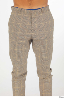 Nathaniel casual checkered skinny trousers dressed thigh 0001.jpg